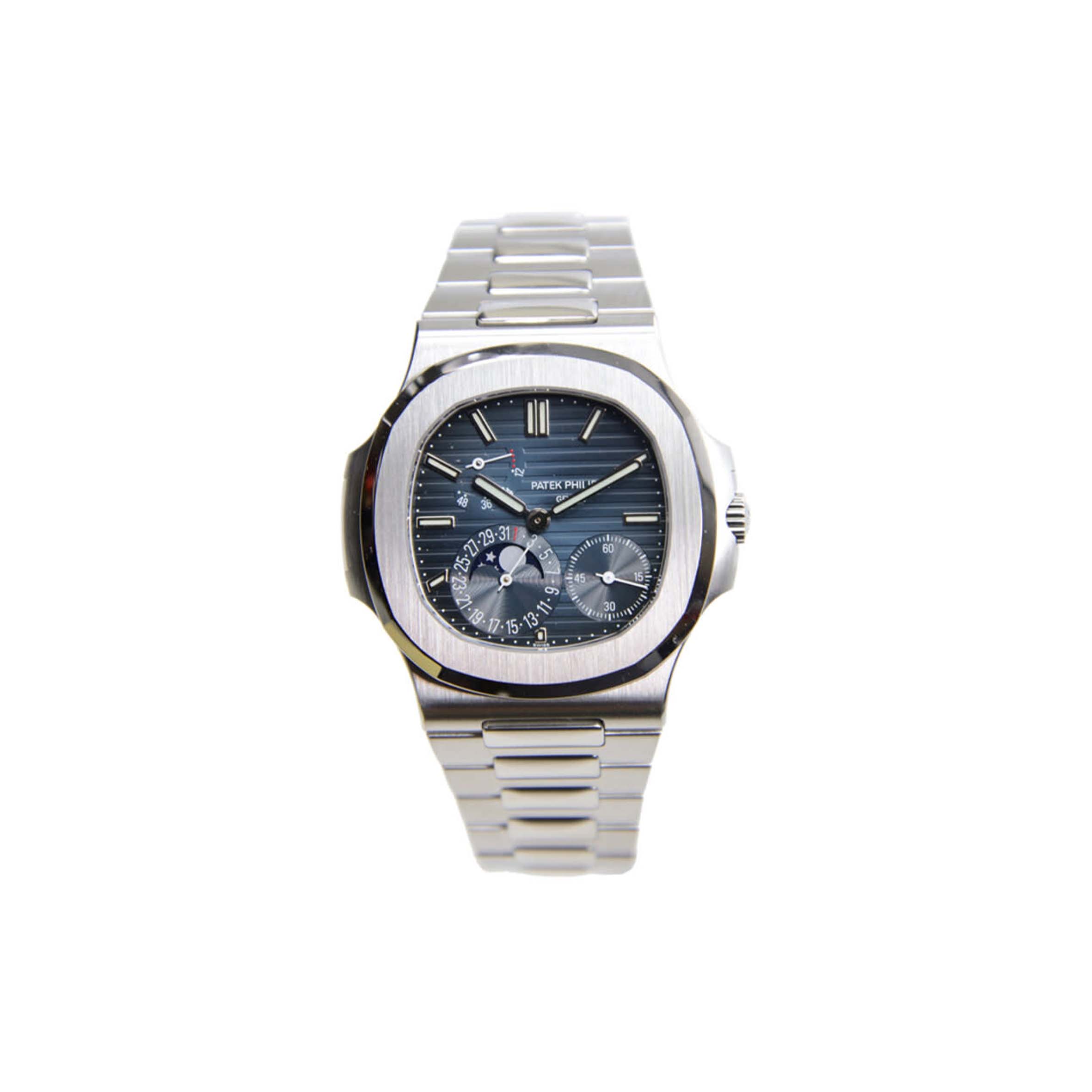 P**ek Ph**ppe nautilus automatic blue dial men''s watch 5712/1a-001